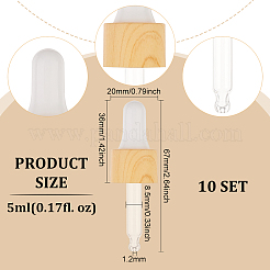 Gerade Augentropfen aus Glas&nbsp;LS-MRMJ-WH0075-60A-01