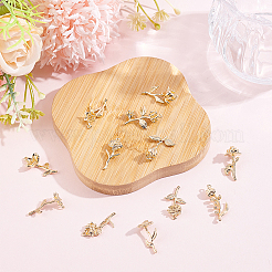 12pcs 12 styles pendentifs en laiton&nbsp;KK-ME0004-94