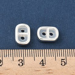 Dijes deslizantes de silicona y latón&nbsp;KK-C099-06A-S
