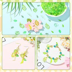 Pendentifs en acrylique transparent &nbsp;TACR-SZ0001-40