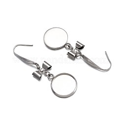 Crochets de boucles d'oreilles en acier inoxydable chirurgical 316&nbsp;STAS-TAC0001-01E