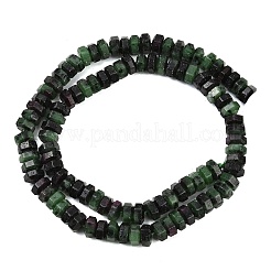 Natürliche Rubin in Zoisit Perlen Stränge&nbsp;G-G317-A21-3X6MM