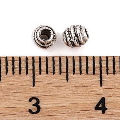 Antike tibetische Perlen aus Silberlegierung&nbsp;FIND-S230-08AS