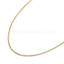0.9 mm verstellbare Messing-Kettenkette mit Schieber für Männer und Frauen&nbsp;NJEW-G160-21G