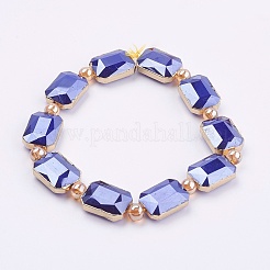Chapelets de perles en verre opaques&nbsp;EGLA-K013-PL-03F