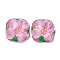 Cabochons en résine style peinture à l'huile&nbsp;CRES-P019-01C