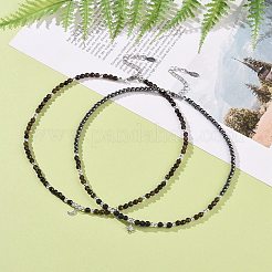 Ensemble de colliers à breloques lune et étoile en zircone cubique claire 2 pièces 2 styles&nbsp;NJEW-JN04149