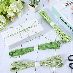 3 paquete de cordón de papel trenzado de 3 colores&nbsp;DIY-CP0012-06A