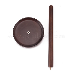 Soporte para papel higiénico de madera maciza&nbsp;DJEW-WH0037-93