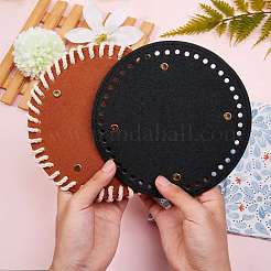 2Stk. 2 Farben Pu Leder Strick Häkeltaschen Nagelboden Shaper Pad&nbsp;DIY-SZ0001-83A