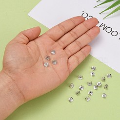 Anlaufgeschützte rhodinierte Ohrstecker aus Sterlingsilber&nbsp;STER-K167-041P