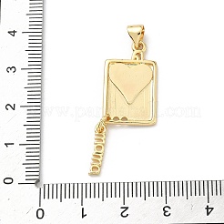 Messing Anhänger & Charms&nbsp;KK-H537-04G