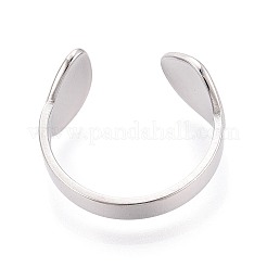 Offene Manschettenringe aus Edelstahl 304 für Damen&nbsp;RJEW-N052-18P