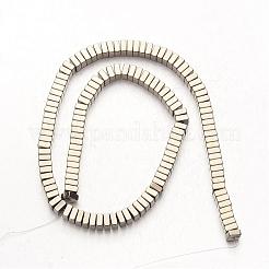 Chapelets de perles en hématite synthétique sans magnétique&nbsp;G-F300-20A-06