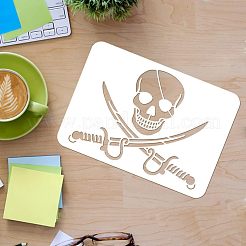 Große wiederverwendbare Zeichenschablonen aus Kunststoff&nbsp;DIY-WH0202-074
