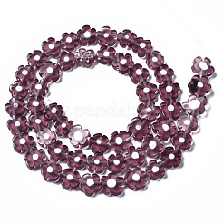 Millefiori a mano fili di perline di vetro&nbsp;LAMP-J035-8mm-33