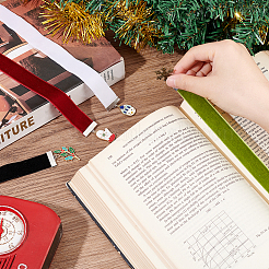 Samt-Lesezeichen zum Thema Weihnachten&nbsp;AJEW-FG0002-63