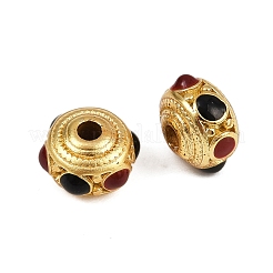 Matte Goldfarbe Messing holprige Perlen&nbsp;KK-L155-05B-01