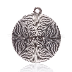 Pendente basi di cabochon in lega stile tibetano &nbsp;PALLOY-P143-08AS