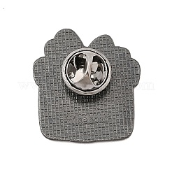 Spilla in lega di zinco smaltata a tema natalizio per vestiti da zaino&nbsp;JEWB-R003-02EB-01