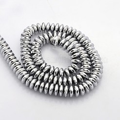 Electroplate non magnetici ematite sintetico fili di perline&nbsp;G-J208H-M