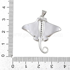 Pendentifs avec zircon cubiques à micro-pavés en laiton&nbsp;KK-A269-06P