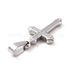 Pendentifs en acier inoxydable 201 avec revêtement sous vide PVD anti-ternissement&nbsp;STAS-A073-10P