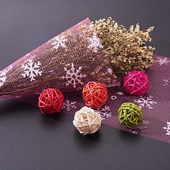 Rubans de maille déco flocon de neige&nbsp;OCOR-P010-G07
