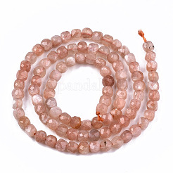 Natürliche sunstone Perlen Stränge&nbsp;G-S362-081