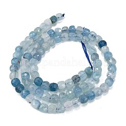 Natürliche Aquamarin Perlen Stränge&nbsp;X-G-L587-C02-01