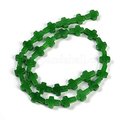 Natürliche malaysische Jade gefärbte Perlenstränge&nbsp;G-I369-A02-01