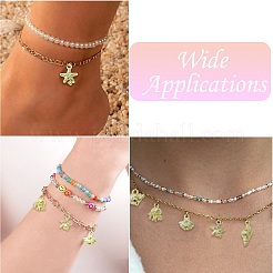 18 stücke 6 stile legierung strass anhänger&nbsp;FIND-CJ0004-03