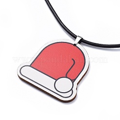 Collares de tilo impresos&nbsp;NJEW-JN02411-06