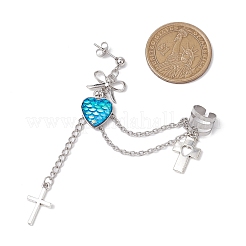 Boucles d'oreilles à tige en alliage&nbsp;EJEW-JE06230