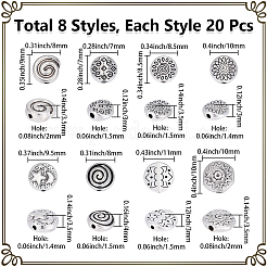 Perline in lega di stile tibetano 160 pz 8 stili&nbsp;FIND-PA0001-65B