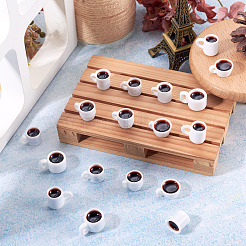 24 stücke 6 arten harz puppenhaus miniatur kaffee&nbsp;DIY-TA0012-81