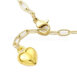 4 Stück 4 Stil Messing und 304 Edelstahl Büroklammer Kette Armband-Sets&nbsp;BJEW-JB11050