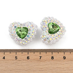 Polymer-Ton Glasperlen Strass&nbsp;CLAY-NH0001-13F