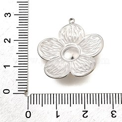 Blume 304 Edelstahl Anhänger&nbsp;STAS-M123-01PG