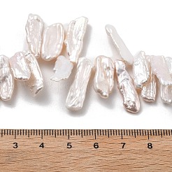 Natürliche Barock Keshi Perlen Stränge&nbsp;PEAR-P064-02E-05B