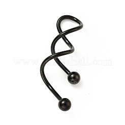 Spiralhantel aus 316 Edelstahl&nbsp;AJEW-G042-02EB