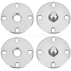 10 Paar Druckknöpfe aus Legierung&nbsp;FIND-CY0001-53P