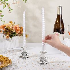 Kerzenhalter aus Zinklegierung&nbsp;AJEW-GA0009-58S