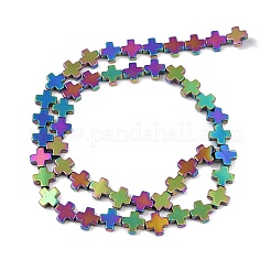 Fili di perline di ematite sintetica non magnetica elettrolitica&nbsp;G-J211-A05-04