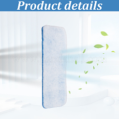 4 pz. di cellucotton per dispenser di filtri per aria condizionata per auto&nbsp;AJEW-GA0009-25B