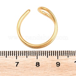 Anillos abiertos para puños de acero inoxidable 304&nbsp;RJEW-Z140-02G