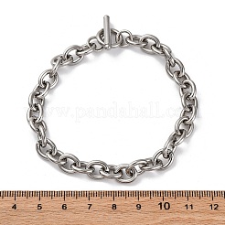 Anlaufgeschützte Ankerkettenarmbänder aus Edelstahl 304&nbsp;BJEW-G618-04P