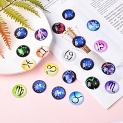 5 set di cabochon in vetro di 5 stili&nbsp;sgGGLA-SZ0001-20