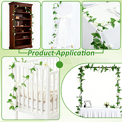 Rosa artificiale in rattan&nbsp;DJEW-WR0001-21A-03
