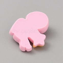 Weltraumthema undurchsichtige Decoden-Cabochons aus Harz&nbsp;RESI-WH0035-56A